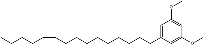 (Z)-15-(3,5-DiMethoxyphenyl)pentadec-5-ene 结构式