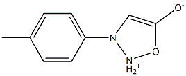 1,2,3-OxadiazoliuM, 5-hydroxy-3-(4-Methylphenyl)-, inner salt 结构式