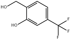2-(羟甲基)-5-(三氟甲基)苯酚 结构式
