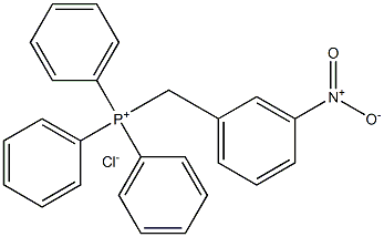 (3-硝基苄基)三苯基氯化膦 结构式