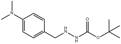 tert-butyl 2-(4-(diMethylaMino)benzyl)hydrazinecarboxylate 结构式