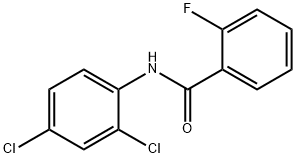 N-(2,4-二氯苯基)-2-氟苯甲酰胺 结构式