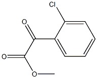 (2-氯苯基)氧代乙酸甲酯 结构式
