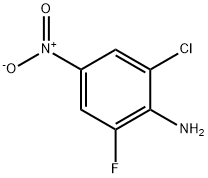 2-Chloro-6-fluoro-4-nitroaniline 结构式