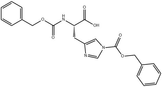 N,N'-双-CBZ-L-组氨酸 结构式