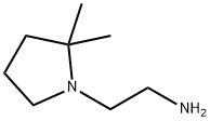 2-(2,2-二甲基吡咯烷-1-基)乙-1-胺 结构式