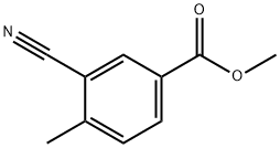 3-氰基-4-甲基苯甲酸甲酯 结构式