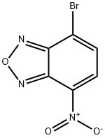 4-溴-7-硝基苯并[C][1,2,5]恶二唑 结构式