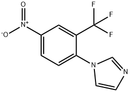 1-[4-Nitro-2-(trifluoroMethyl)phenyl]iMidazole 结构式