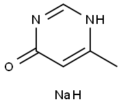 6-甲基嘧啶-4-醇钠 结构式