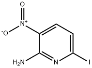 6-Iodo-3-nitro-pyridin-2-ylaMine 结构式