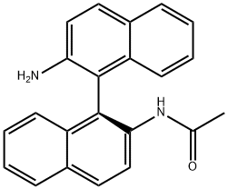 (S)-N'-乙酰基联萘胺 结构式