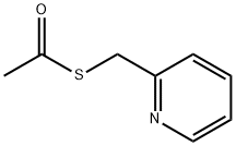 硫代乙酸S-吡啶-2-基甲酯 结构式
