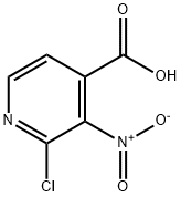 2-氯-3-硝基-4-吡啶羧酸 结构式