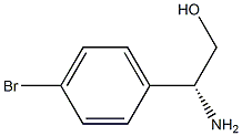 (R)-2-氨基-2-(4-溴苯基)乙醇 结构式