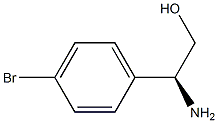(S)-2-氨基-2-(4-溴苯基)乙醇 结构式