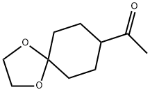 8-乙酰基-1,4-二氧螺环[4,5]癸烷 结构式