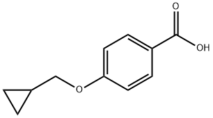 4-环丙甲氧基苯甲酸 结构式