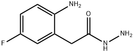 2-(2-aMino-5-fluorophenyl)acetohydrazide 结构式