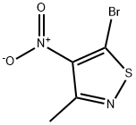 5-BROMO-3-METHYL-4-NITROISOTHIAZOLE 结构式