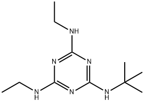 Bis(ethylaMino)-tert-butylaMino-s-triazine 结构式