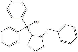 (R)-(1-苄基吡咯烷-2-基)二苯基甲醇 结构式