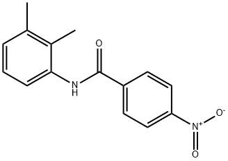 N-(2,3-二甲基苯基)-4-硝基苯甲酰胺 结构式