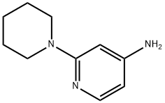 2-(哌啶-1-基)吡啶-4-胺 结构式