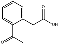 2-(2-乙酰苯基)乙酸 结构式