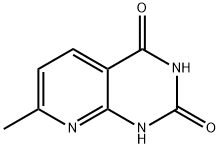 7-甲基吡啶并[2,3-D]嘧啶-2,4-二醇 结构式