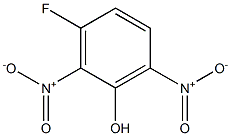 3-氟-2,6-二硝苯酚 结构式