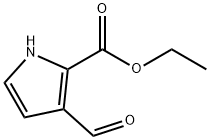 3-甲酰基吡咯-2-羧酸乙酯 结构式