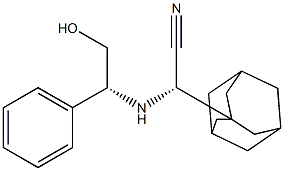 (ALPHAS)-ALPHA-[[(1R)-2-羟基-1-苯基乙基]氨基]-金刚烷-1-乙腈 结构式