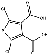 2,5-二氯-噻吩-3,4-二羧酸 结构式