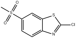 2-氯-6-(甲基磺酰基)苯并[D]噻唑 结构式