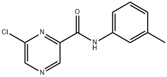 6-氯-N-(M-甲苯基)吡嗪-2-甲酰胺 结构式