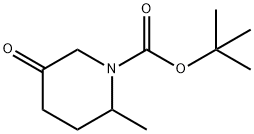 N-BOC-2-甲基-5-哌啶酮 结构式