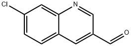 7-氯喹啉-3-甲醛 结构式