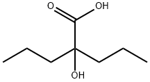 2-羟基-2-丙基戊酸 结构式