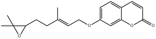 6',7'-环氧-7-香叶基氧基香豆素 结构式