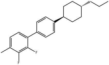 2,3-二氟-4-甲基-4'-(反式-4-丙基环己基)-1,1'-联苯 结构式