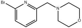4-((6-溴吡啶-2-基)甲基)吗啉 结构式