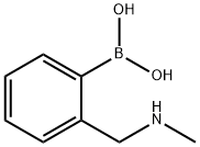 2-((METHYLAMINO)METHYL)PHENYLBORONIC ACID 结构式