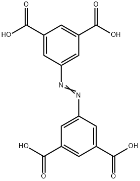 双(3,5-二羧基苯基)偶氮 结构式