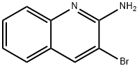 3-溴-喹啉-2-胺 结构式