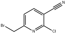 6-(溴甲基)-2-氯氰吡啶 结构式