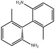 (R)-(+)-6,6′-二甲基-2,2′-联苯二胺 结构式