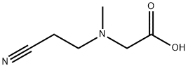 N-(2-氰基乙基)-N-甲基甘氨酸 结构式