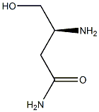 (3S)-3-氨基-4-羟基丁酰胺 结构式