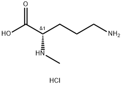 N-METHYL-L-ORNITHINE HYDROCHLORIDE 结构式